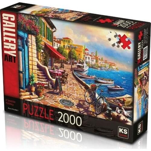 Ks Games A Seaside Holiday 2000 Piece Jigsaw Puzzle 22511