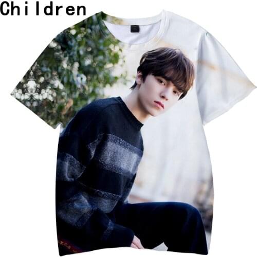 Kpop Bang Store Seventeen 3D Printed Children T-shirts Fashion Summer Short Sleeve Tshirts 2019 Hot Sale Casual Kids Tee Shirts
