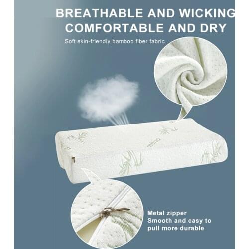 Memory Foam Bedding Pillow Slow Rebound Orthopedic Pillows Side Sleeper Neck Protection Pain Release Maternity Sleeping Pillow