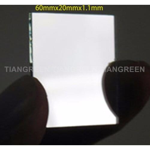 High Reflectivity Laser Optics Mirror Reflective Lenses Red Green Blue Reflector 60x20x1.1mm
