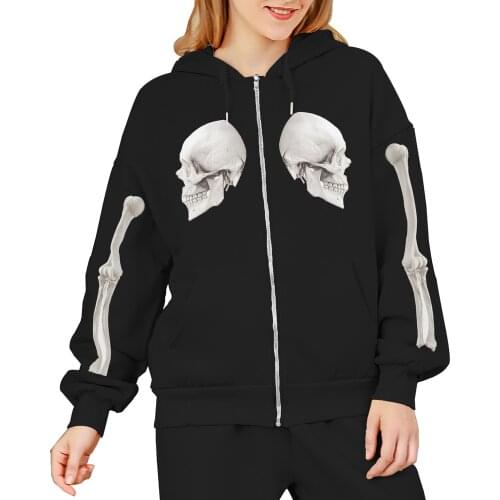 Womens Y2k Zipper Hoodie Sweatshirt Women Zip Up Oversized Casual Long Sleeve Coat 90s E-Girl Vintage Zip Jacket Tracksuit