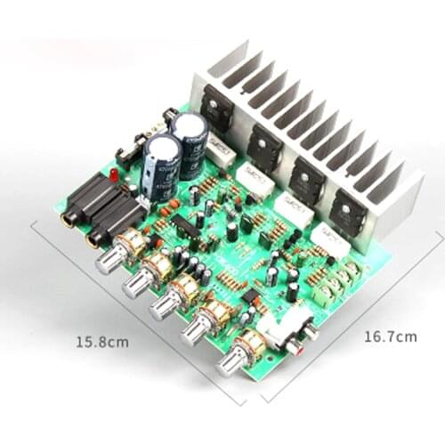 TOSHIBA Field Effect 447/385 2.0 Channel 250W Reverb High-Power Amplifier Board