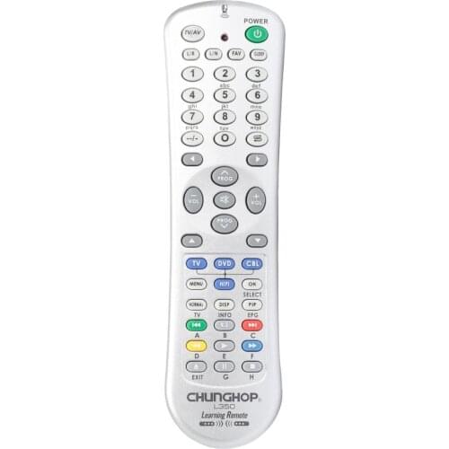 Universal Learning Remote Control Combinational Chunghop L350 4in1 For TV/SAT/DVD/CBL/DVB-T/AUX 3D SMART TV Copy