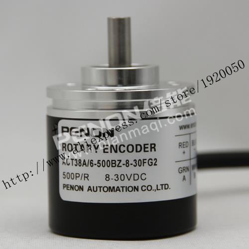 Stock AC8A / 6-500BZ-8-30FG2 rotary encoder 500 solid shaft 6mm