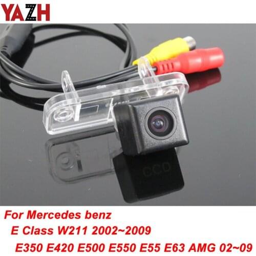 Reverse Rear View Came For Mercedes Benz E320 E350 E500 E63 E Class W211 02-09 GPS Intelligent Parking Tracks Rear Camera /NTSC