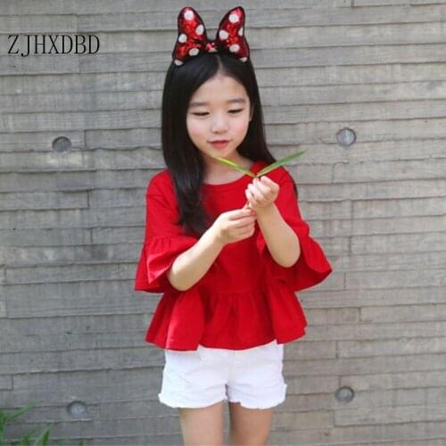 Летние футболки для девочек ZJHXDBD China At AliExpress