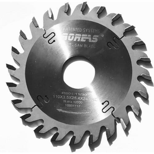 Free shipping of 125mm*5.0-6.0mm*24Z TCT TP teeth profile scoring blade for scoring hard wood/Aluminum plate/soft metal profile