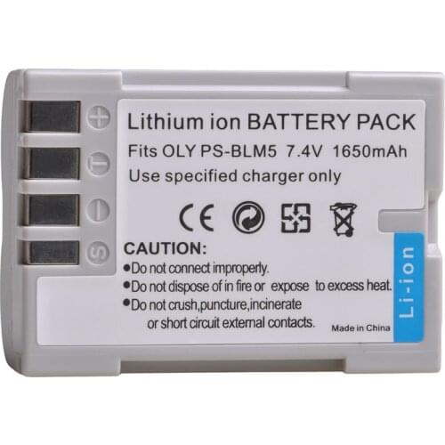 1PCS PS-BLM5 PSBLM5 Battery for Olympus C-8080 C-7070 C-5060 E1 E500 E330 E3 E520 E510 E300 Camera Battery