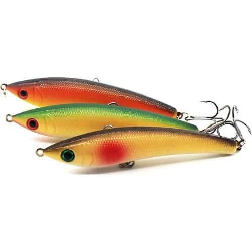 1 Pcs Minnow Fishing Lure 95mm 9.5g 3D Eyes CrankFish Bait Fishing Wobblers Artificial Plastic Hard Bait Peche Fishing Tackle