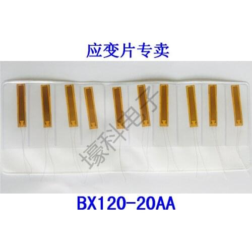 10 piece foil resistance strain gauge / strain gauge / concrete strain gauge BX120-20AA