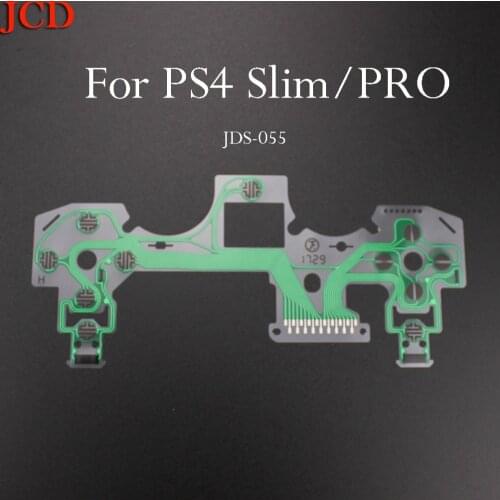 10pcs JDS 055 Conductive Film Replacement Controller Button Ribbon Circuit Board For Play Station 4 PS4 Pro JDS 050 Controller