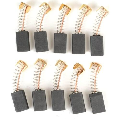 10pcs New Universal Motor Carbon Brushes For Generic Electric Motor Generator Mayitr Mini Drill Electric Carbon Brush 6*12*20mm