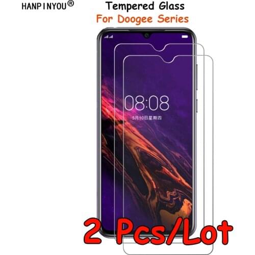 2 Pcs/Lot For Doogee N20 N10 Y7 Y8 Y9 Plus Hard Tempered Glass Screen Protector Explosion-proof Protective Film Toughened Guard