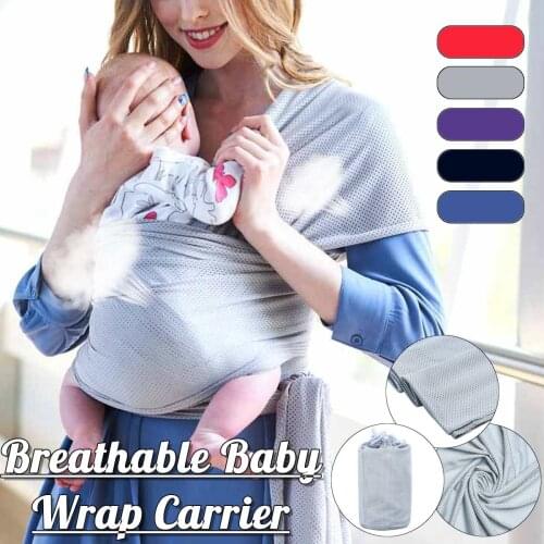 5M Ergonomic Baby Wrap Carrier Portable Infant Newborn Carrying Belt Front Facing Kangaroo Baby Wrap For Baby Travel 0-36 Months