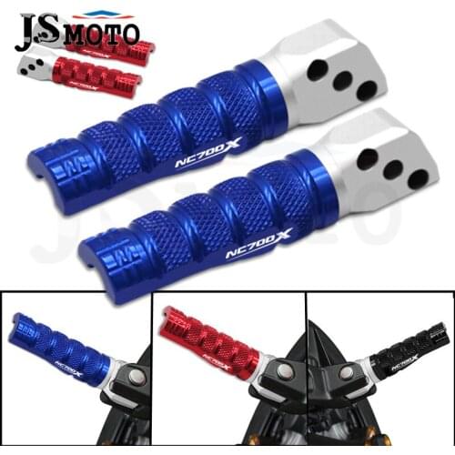 CNC Aluminum Rear Footrest Pegs Passenger Motorcycle Pedal Foot Pedals Pegs Accessories For HONDA NC700X nc700x NC 700 X 12-16