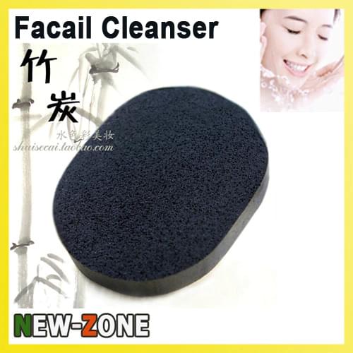 Bamboo Facial Cleanser Deep Cleansing Face Wash Sponge Soft Scrub Puff Pores Ance Blackhead clean treatment