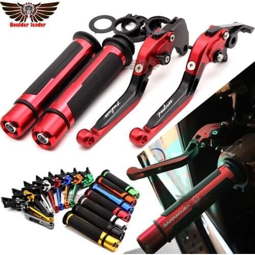 For Bajaj Pulsar 200 NS All Years Hot High-quality CNC Motorcycle Foldable Extending Brake Clutch Lever Handlebar Hand Grip