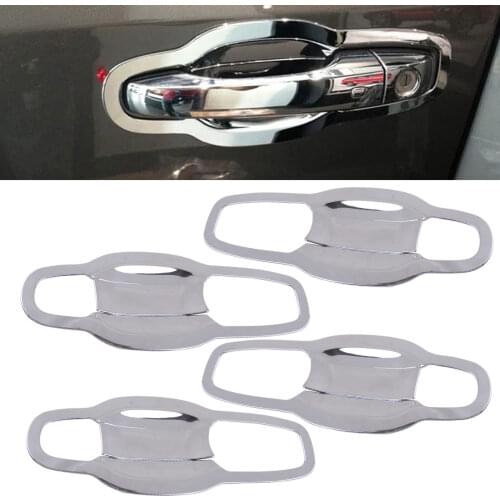 DWCX 8 PCS Chrome ABS Car Door Handle Bowl Cover Trim Fit for Dodge Journey 2011 2012 2013 2014 2015 2016 2017 2018