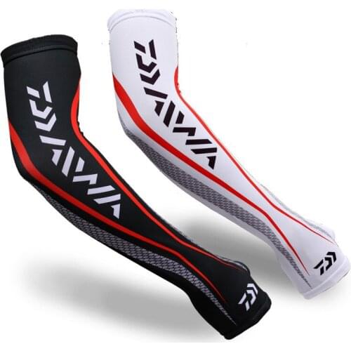 Summer Men And Women Fishing Sunscreen Ice Silk Sleeves Arm Guard Gloves Scarf Dawa Sun Protection Sleeves Anti-uv Fast Drying