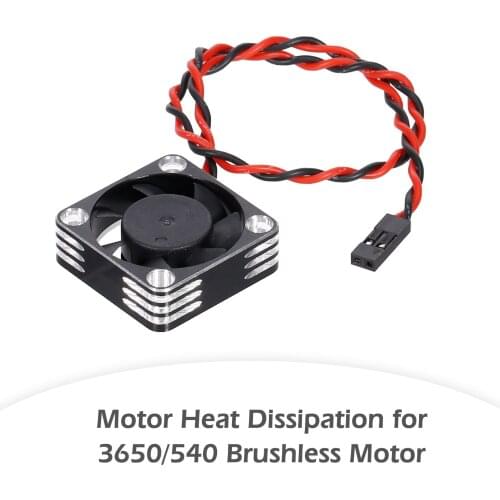 Metal Fast Cooling Fan Motor Heat Dissipation for RC Car 3650/540 Motor Traxxas Hsp Redcat Rc4wd Tamiya Axial Scx10 D90 Hpi