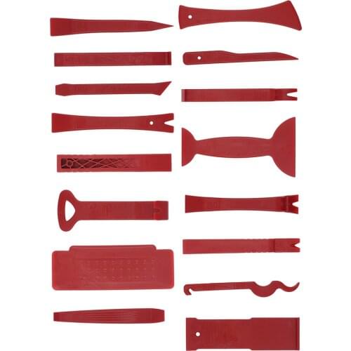 Radio Panel Tool Kit Parts 16/7pcs Car Radio Panel Interior Dashboard Door Trim Panel Clip Pry Removal Tools