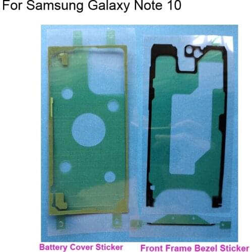 For Samsung Galaxy Note 10 Back Battery cover Sticker LCD Screen Front Frame Bezel 3M Glue N9700 Double Side Adhesive Tape