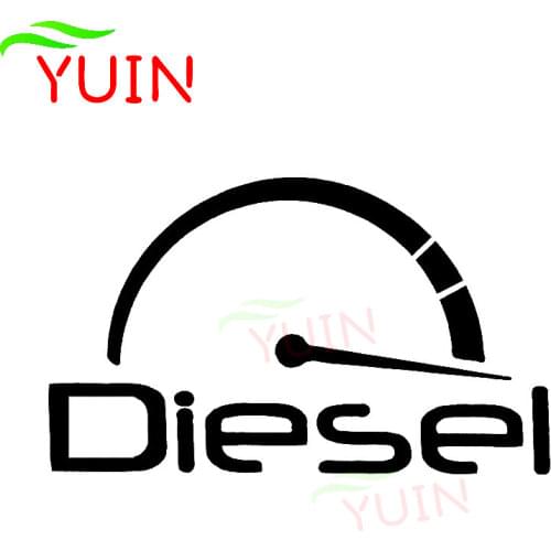 Turbocharged Diesel Car Decals, Classic Body Decoration, Personalized PVC Waterproof Sunscreen Stickers, Customizable Colors