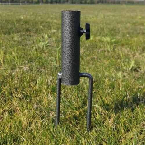 Outdoor Garden Lawn Mandrel with Handle Holder for Parasol Umbrella Beach Umbrella Stand