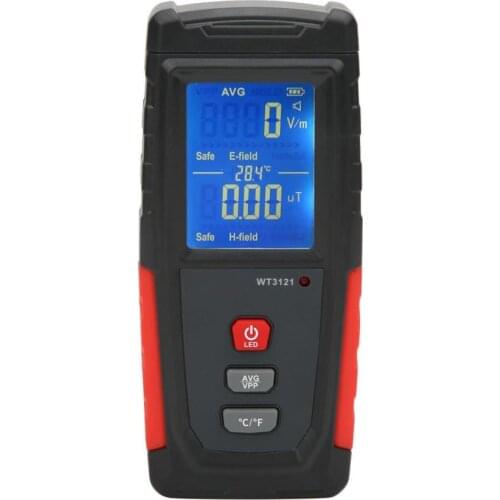 New Original Electromagnetic Field Radiation Detector LCD Mini EMF Tester Meter for Electric Radiation Magnetic For PC Phone