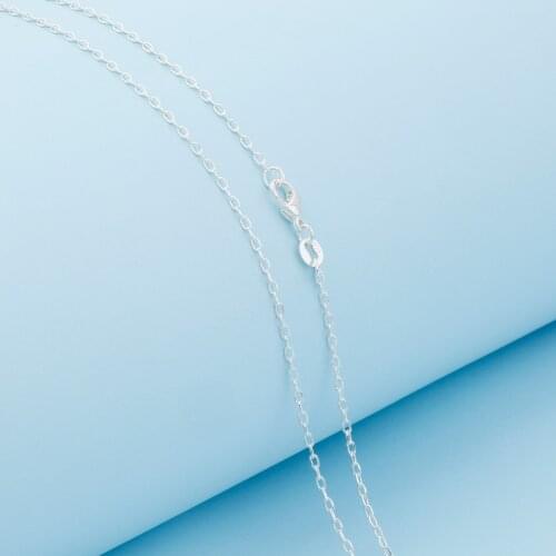 Sales 1/5PCS 1.8MM Fashion Jewelry 925 Sterling Silver Color Singapore Chain Necklace Long Necklaces For Womens Mens