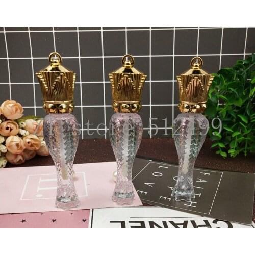 30/50pcs Empty Creown Mermaid Empty Lipgloss Tube, DIY Cosmetic Lipstick Storage Container, Professional Lip Beauty Makeup Tool
