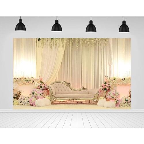 Scopiso Sofa Flowers Vinyl Photography Background For Baby Forest Photo Shoot Backdrop For Wedding Photo Studio