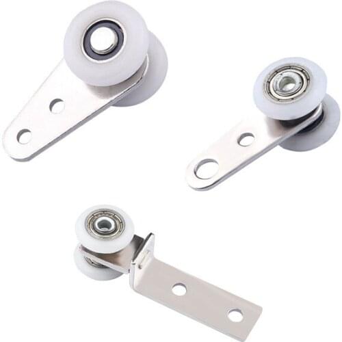 10PCS Ambry wardrobe moving door small hanging wheel curtain hanging wheel shower room iron hanging wheel toilet pulley