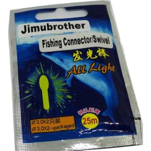 25m night vision Fishing Light Sticks Chemical Lights Fishing Fluorescent Dark Glow Stick Luminous Light Fishing Float 1bag