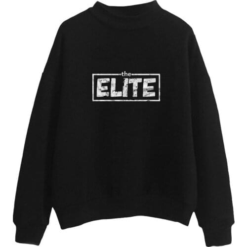 Elite TV series Fashion Turtleneck Sweatshirts Women Men Long Sleeve Sweatshirts Hot Sale Casual Pullover Clothes