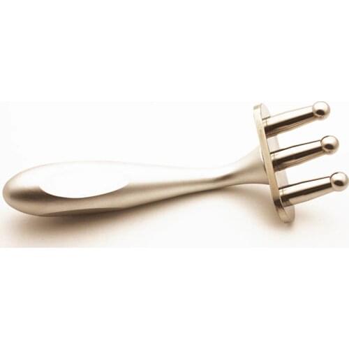 Pulling the magnetic fork tendons to the three-fork two-fork therapy rod massage three-fork magnetic rod to pull