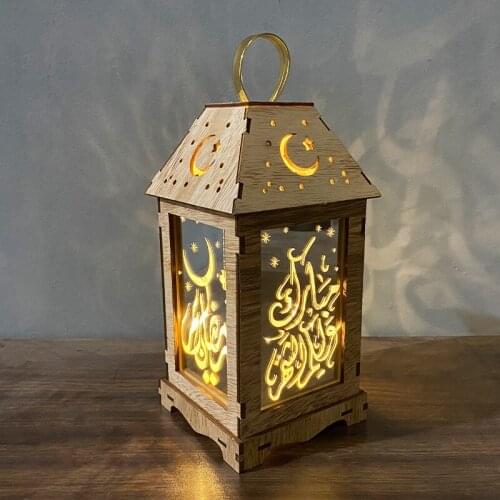 Ramadan Decorations LED Light Festival Lantern for Home Islamic Muslim Party Supplies Hanging Lantern Decorative Eid Al Adha