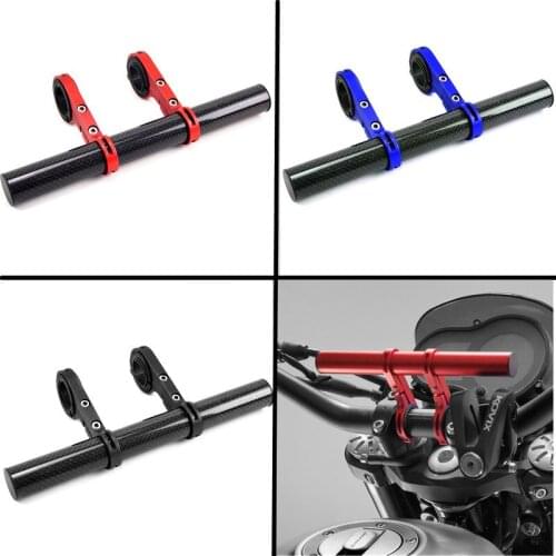 Universal 33- 22mm Black Aluminum Motorcycle Handlebar Cross Bar Steering Wheel Strengthen Adjustable Handle Bar New Styling