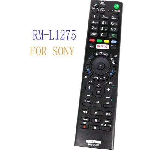 Universal Most Bravia TV RM-L1275 Remote Control For Sony TV Netflix RMT-TX100D RMT-TX100E RMT-TX102D KDL-43W808C KDL-50W755C