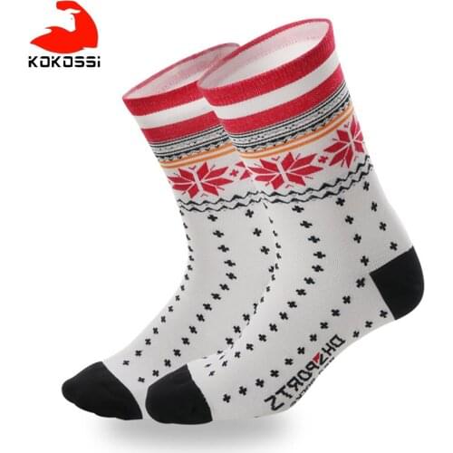 KoKossi Bicycle Socks Men Women Socks Lightweight Breathable Fabric For Comfortable Cycling Experience Soft Socks Running Socks