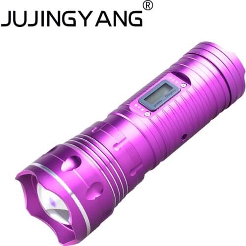 JUJINGYANG Waterproof aluminum alloyattractive fishing light with tripod Rechargeable led searchlight