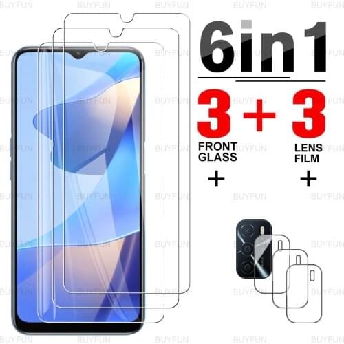 Camera Lens Screen Protector For Oppo A16 6.52inch Full Cover HD Safety Tempered Glass for oppo appo A74 A54 A94 5G A5 A9 2020