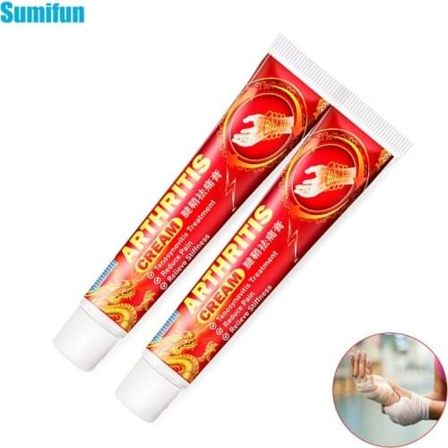 Sumifun 1/2pcs Wrist Guard Arthritis Treatment Ointment Hand Wrist Cream Herbal Thumb Massage Plaster Tendonitis Arthritis Pain