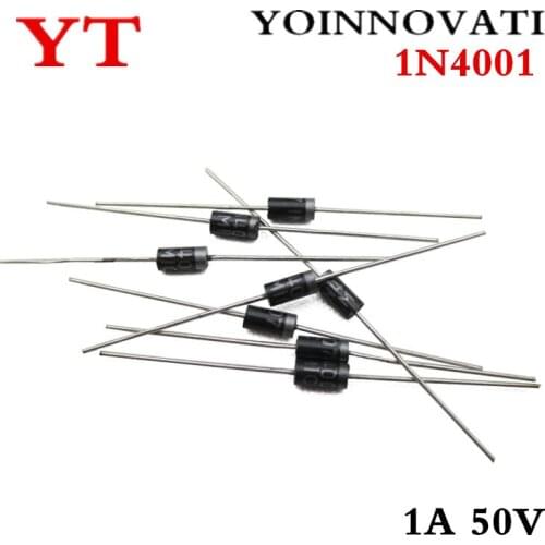 1000pcs /lot 1N4001 1A 50V Rectifier Diode Current