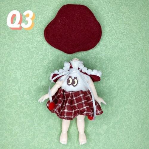 16 cm Universal Bjd Doll Clothing Accessories Fashion 1/12 Dress Pants Suit Clothes Girl Dress Up Toys Childrens Gifts New