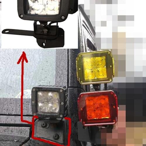 A04 A-Brackets A-pillar Double layer for jeep JK wrangler 2007-2017 LANTSUN