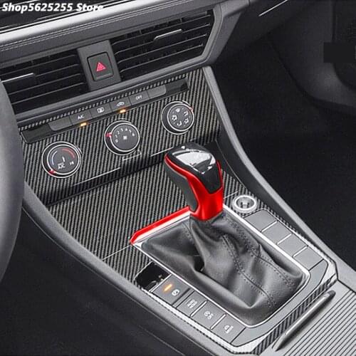 Car Sticker for Volkswagen VW Jetta MK7 2021 2020 2019 Accessories Gear Shift Frame Panel Membrane Interior Decoration Cover
