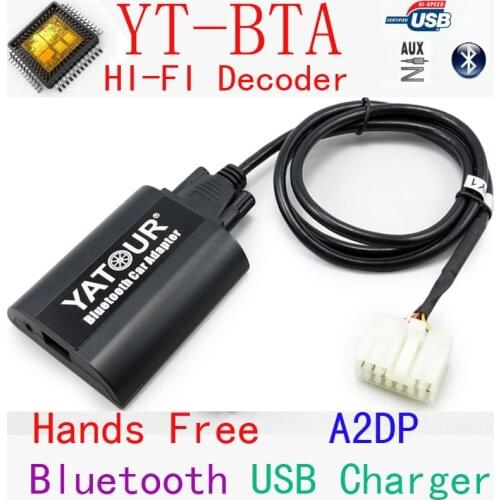 Yatour BTA Bluetooth Hands Free Call A2DP Car kits For Toyota Big 5+7 Lexus Scion A2DP Music for Smart Phone With Remote Control