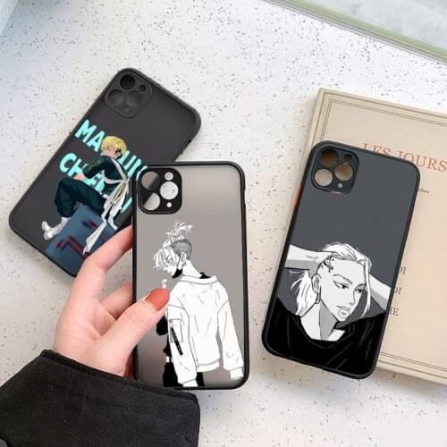 Tokyo revengers Phone Case For iphone 12 11 7 8 plus mini x xs xr pro max matte transparent cover