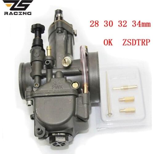 ZS Racing A Class 4T Stroke Engine 28 30 32 34mm ZSDTRP OKO Carburetor Carburator Carb Racing Motorcycle Scooter With Power jet